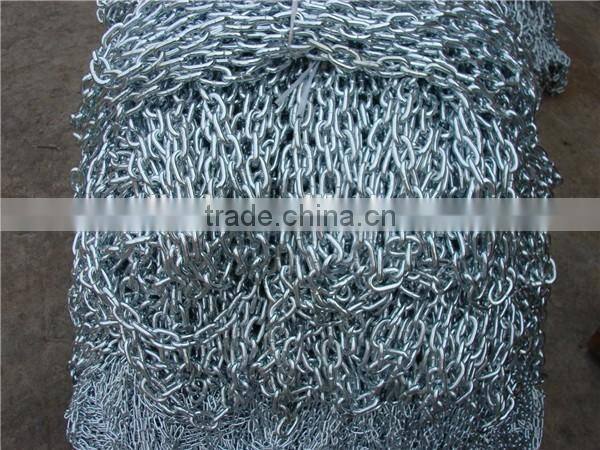 Ordinary mild carbon steel Zinc Plated Link Chain for lifting