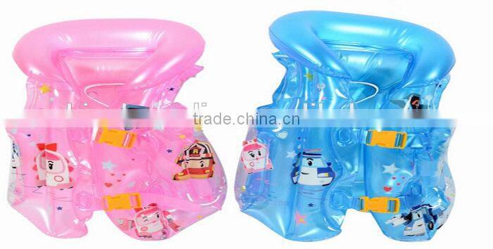 PVC material inflatable life jacket vest SWI00016-4