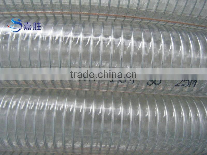 Flexible Transparent PVC Helix Steel Wire Hose