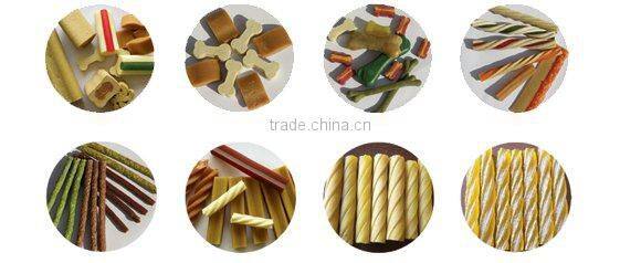 Chewing dog food extruder line