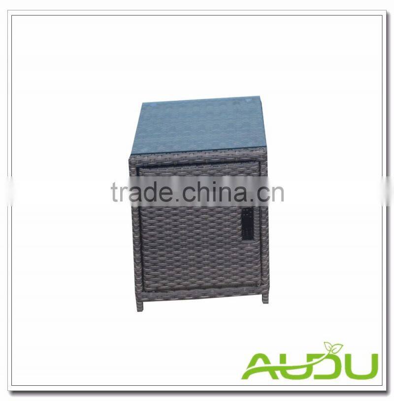 Audu 2017 Original Design Outdoor Wicker Garden Rattan Chair With Table