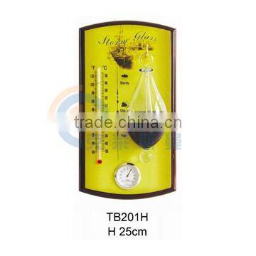 Wooden Glass Barometer With Liquid