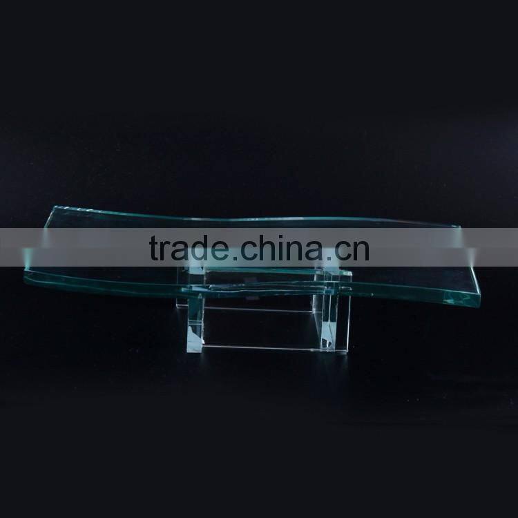 Best seller custom design crystal cake stands for wedding cakes from manufacturer