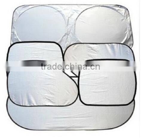 Foldable Car Window Sunshade With Suction Cups