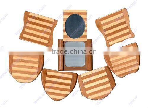 Bamboo Cosmetic Makeup mirror pocket mirror