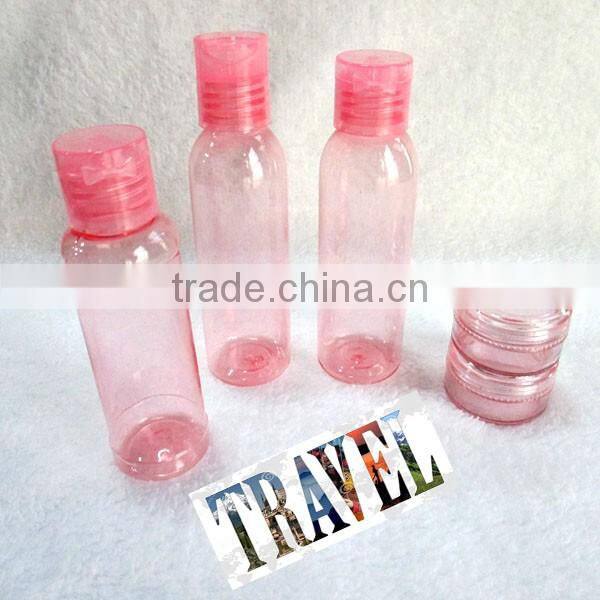 New arrival cosmetic brand fashion travel bottle set for women