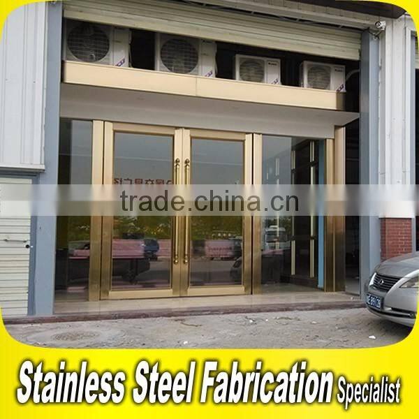 Luxury Metal Stainless Steel Grill Entry Door