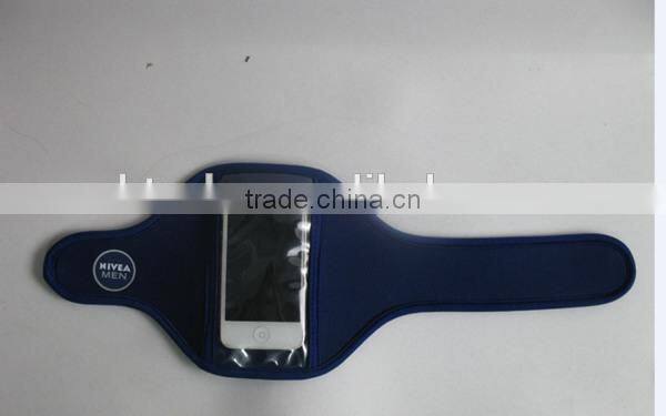 Neoprene mobile phone wrist bag running sports armband cell phone pouch