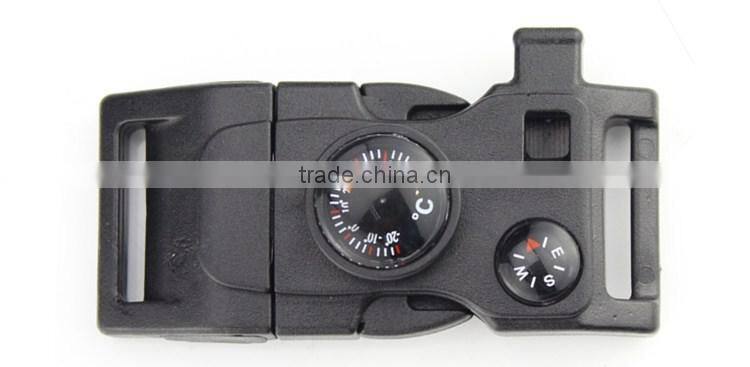 Multifunctional Cheap Paracord Whistle Buckle With Logo