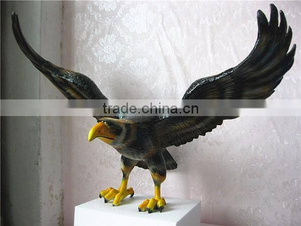 Life size animal statue garden sculpture falcon birds for sale