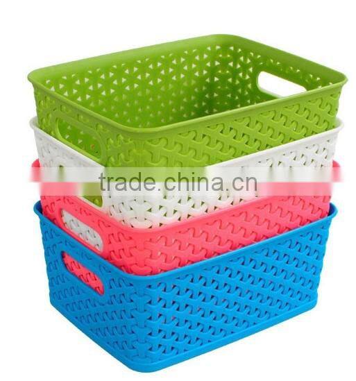 Plastic Rattan baskets, plastic rattan baskets with cover