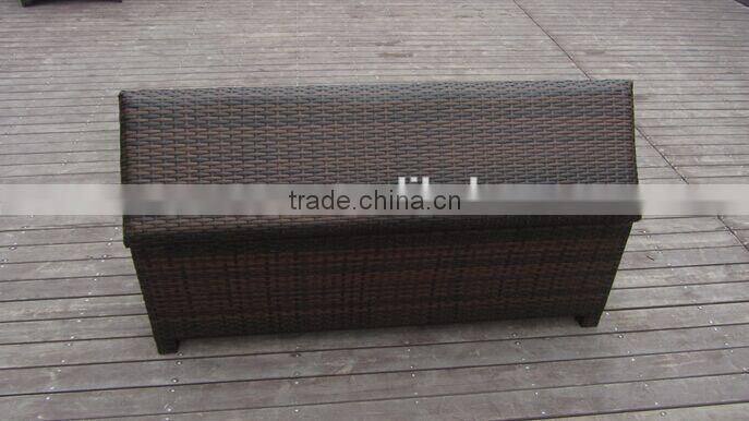 Rattan outdoor storage box