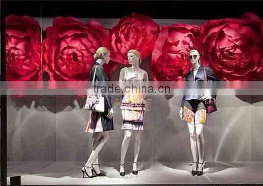 Wedding decoration handmade large fabric artificial flower