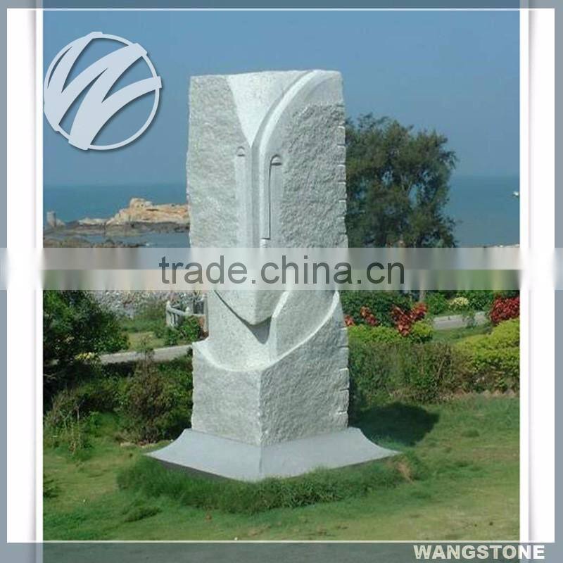 Modern abstract marble sculpture