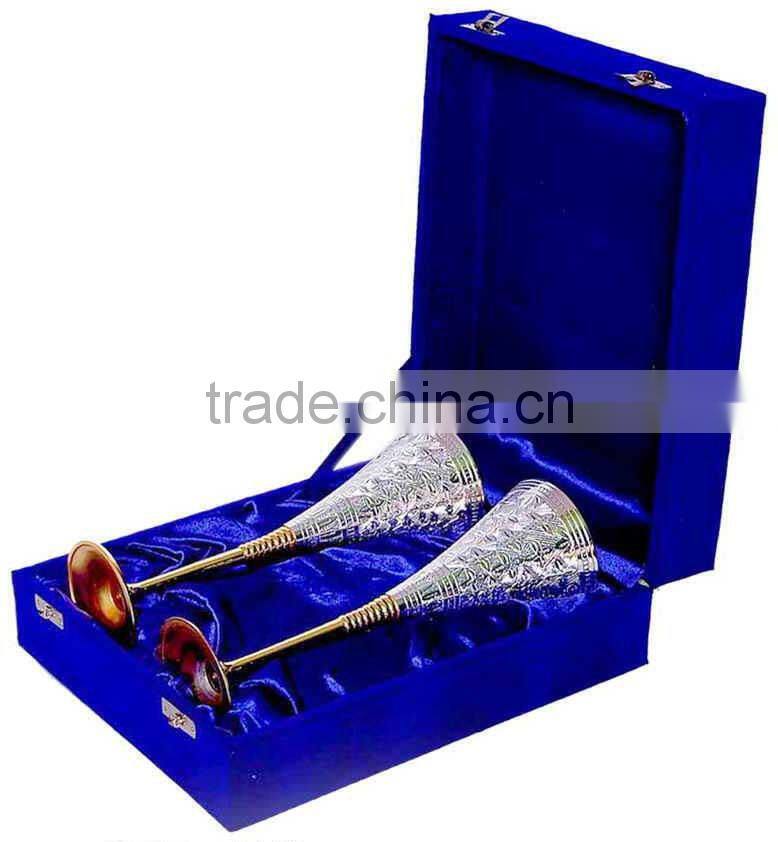 Silver Plated Wine Glass