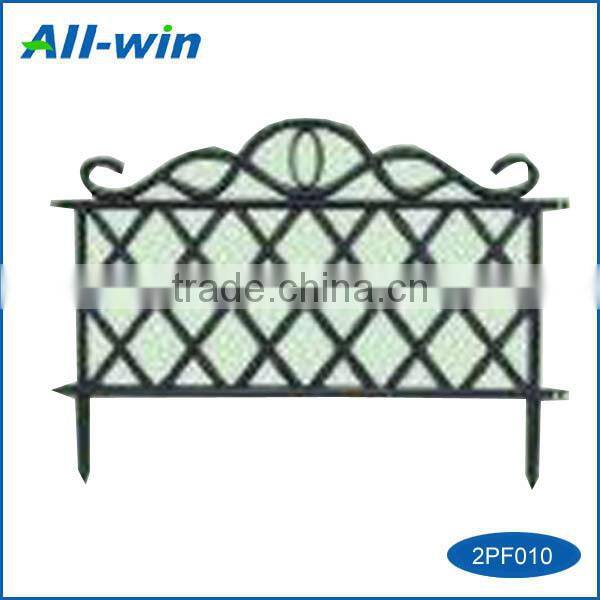 Garden decoration gate European style elegance & durable plastic lattice fence