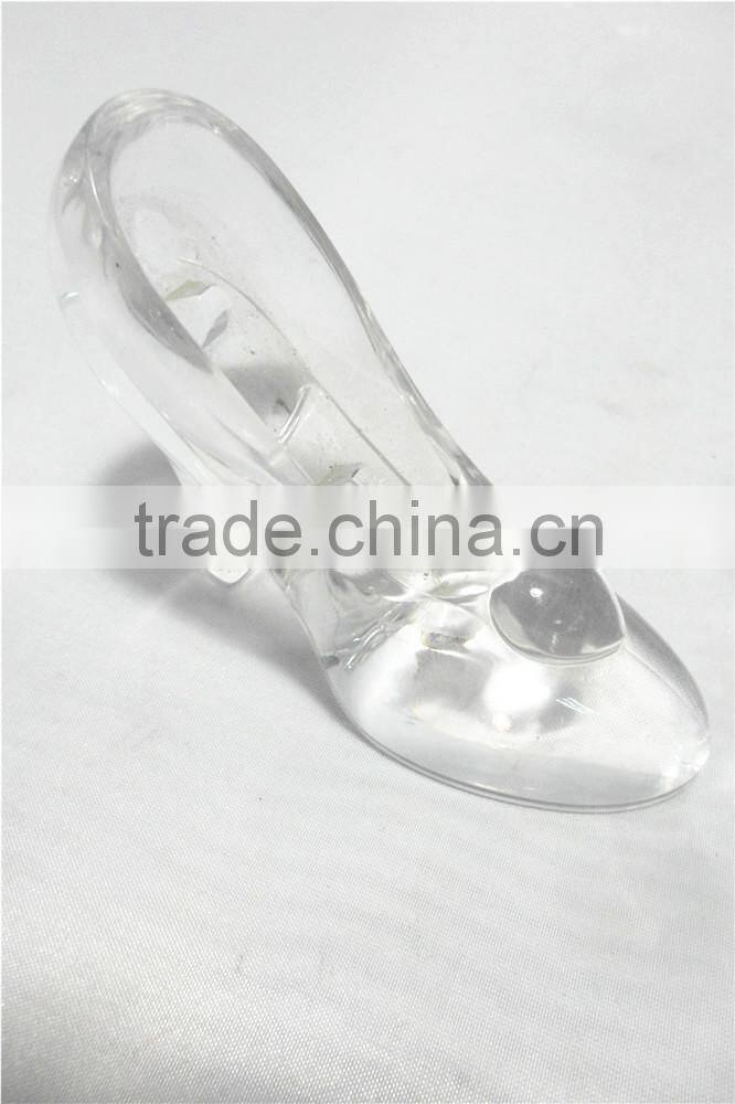 Acrylic transparency crystal wedding shoe & Islamic wedding hanging&table gifts for Valentine's Day