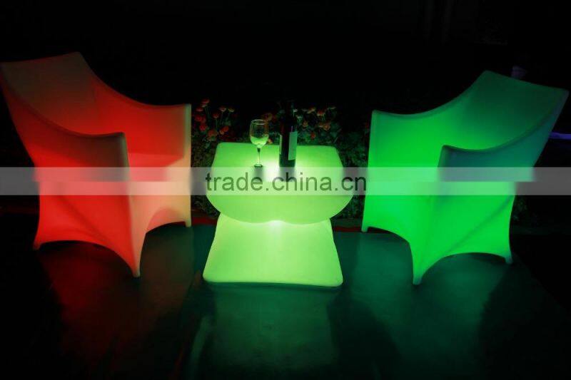 High top hotel furniture led sofa