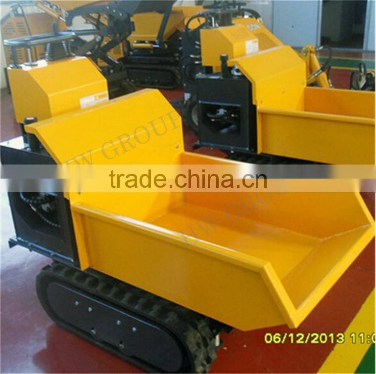 Factory Supply Cheap Price Garden Hydraulic Crawler Mini Dumper