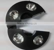 Black 24PCS Umbrella Lights Patio LED Umbrella Light