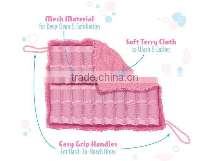 Convenient double-sided towel bath towel all-in-1 full body wash colth