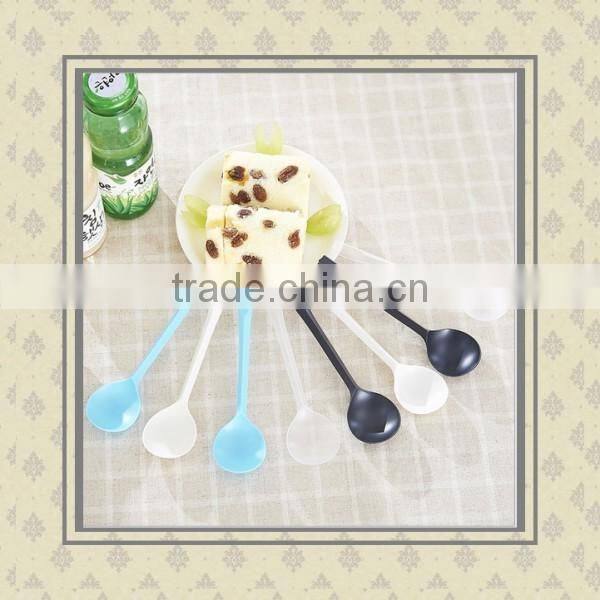 OEM wholesale food grade PP plastic disposable plastic soup ice cream spoons in factory price