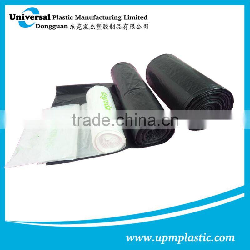 Degradable disposable compostable refuse bag