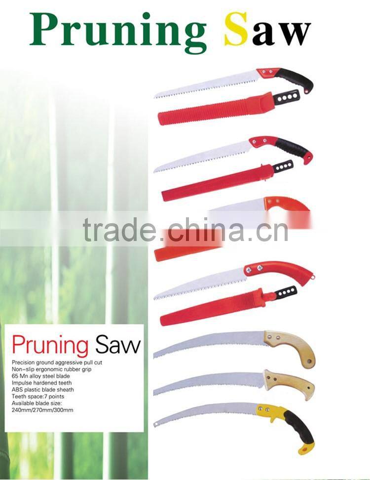 QJ-JH11 Pruning saw with 7points teeth space high quality hand tools hand saw