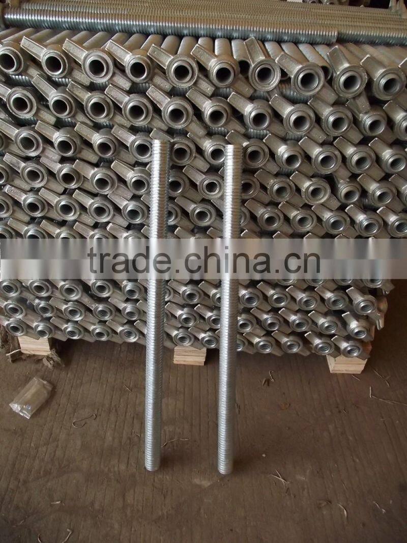 Scaffolding adjustable steel screw base jack,fixed/swivel scaffolding base jack