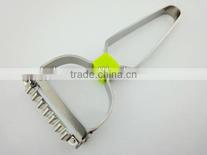 2 in 1 Y shape hollow holder double blade stainless steel peeler