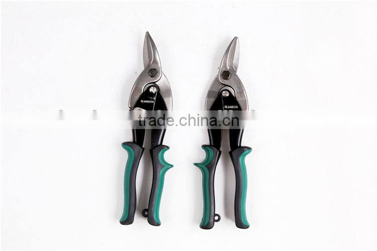 Left Cut Aviation Tin Snips For Cutting Steel Sheet