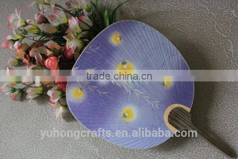 Traditional Japanese round fan