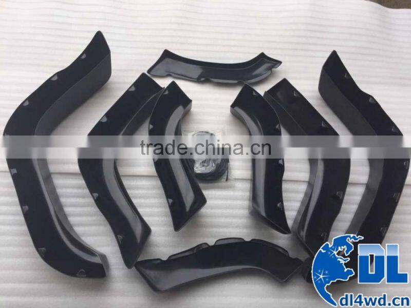 Universal 4x4 plastic car fender flares Jeep spare parts Cherokee XJ ABS wheel arch fender flares