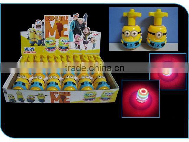 2014 new products toy spinning tops light and music for promotion