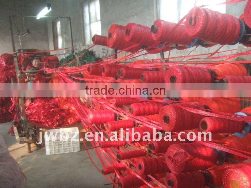 hign qulity pp leno mesh bags for onion with lable