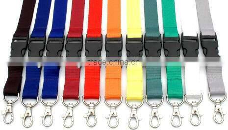 20mm nylon lanyard strap with screen printed logo