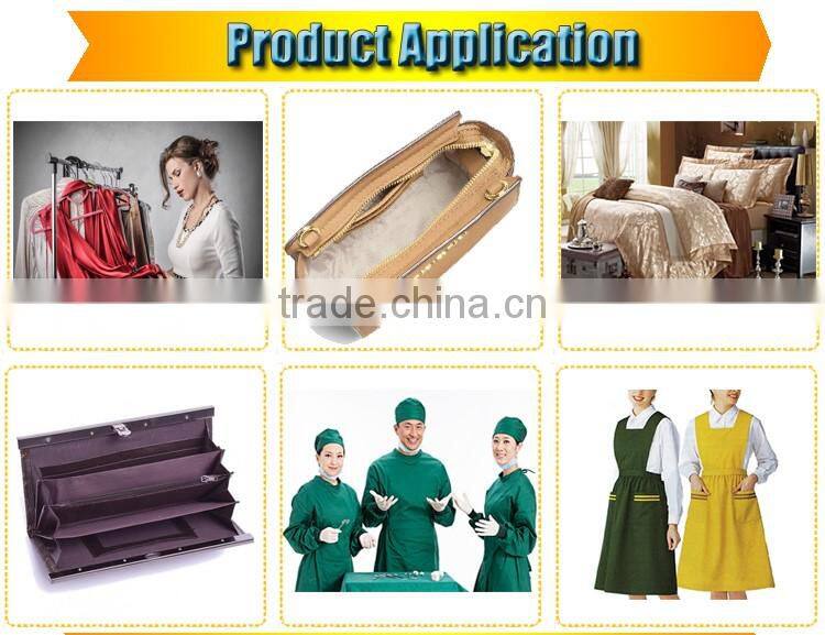 100% polyester fusible and non fusible interlining