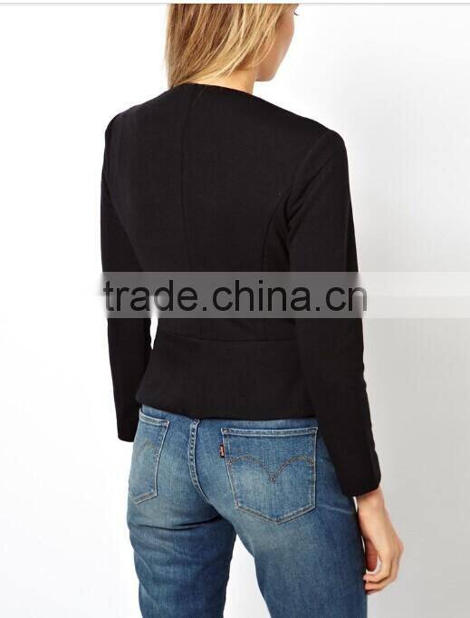 2017 Latest Long Sleeve Short office business jacket
