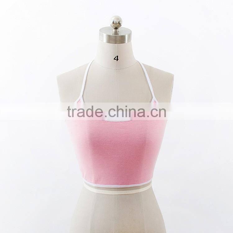 summer lovely candy color sport tank top vest