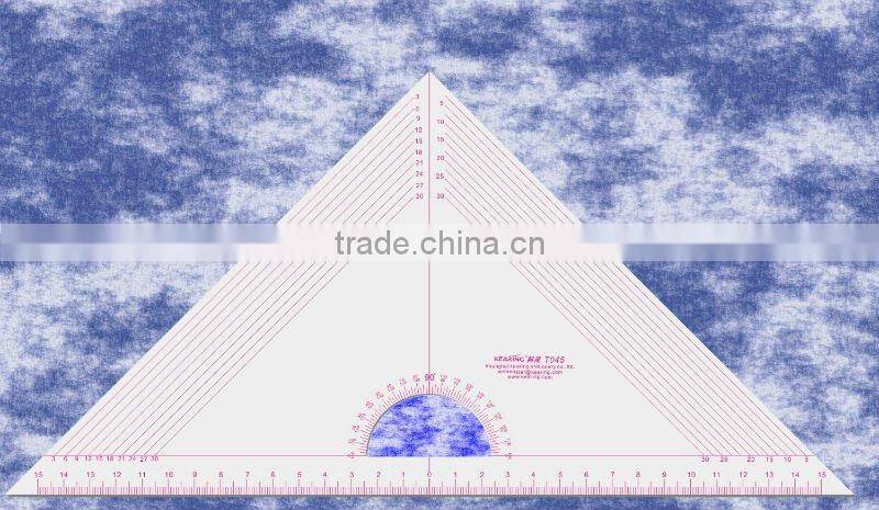 Kearing pro square ruler template 16cm*16cm acrylic patchwork quiting rulers with diagonal line for sewing# KPR1616