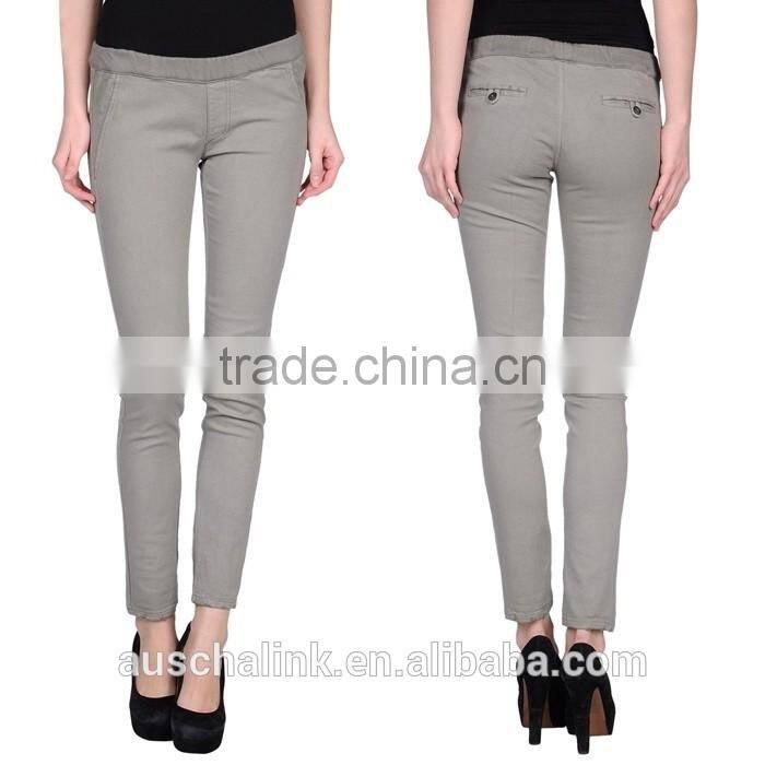 2016 personalized outdoor lady denim trousers low price