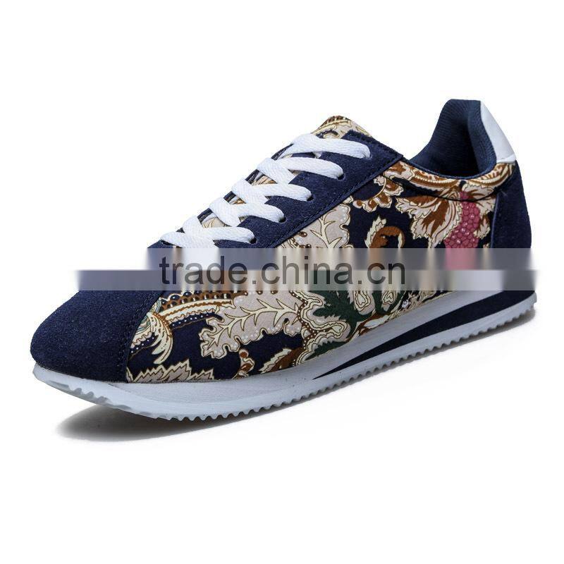 fashion autum running shoe sport men, good quality leather male sport shoes running cortez for men jogging