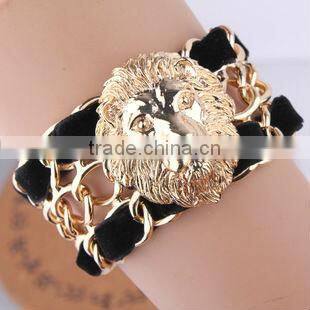 Vintage silver Lion Medallion Rings, Lion Rings, Round Lion Rings for girls