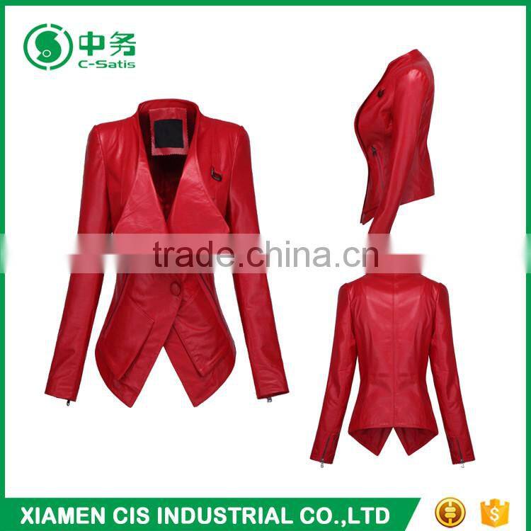 Cheap Price Wholesale Pakistan Leather Jacket for Women