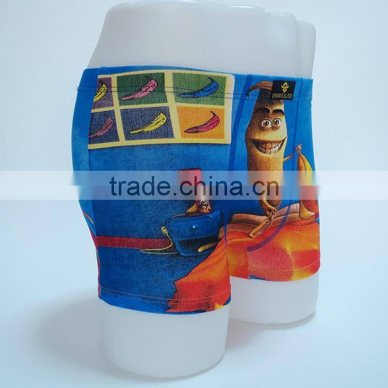 2016 New Style Men Brand of high Quality Underwear Cotton Print Classic Male Boxer