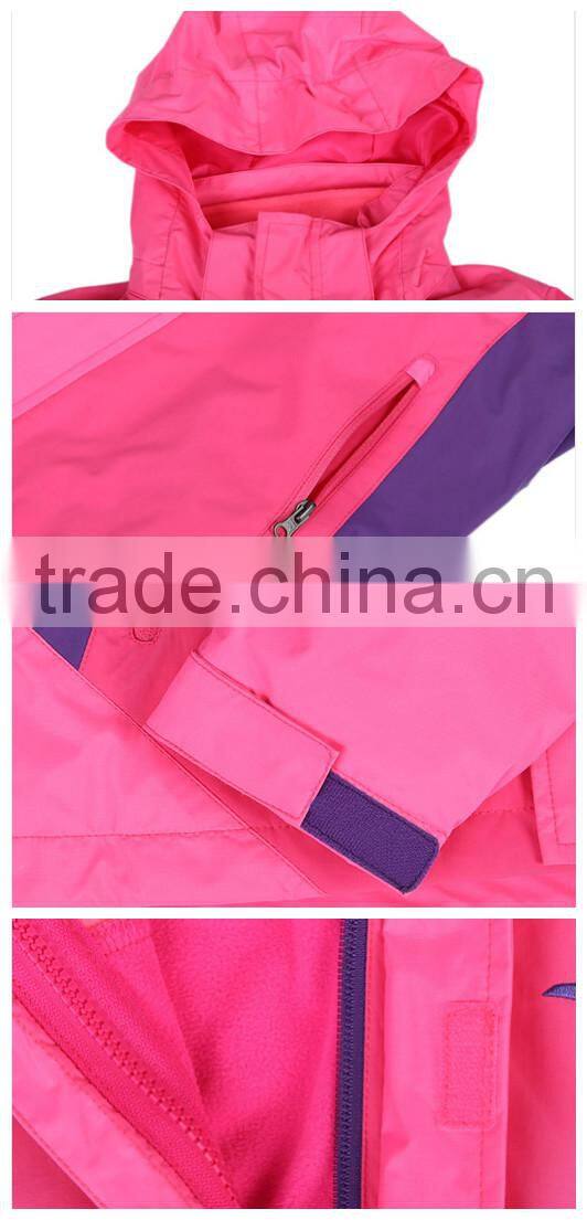 Waterproof children clothing outdoor wear ski clothing
