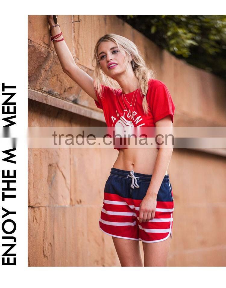 Short Women Beach Wear Erostic Lady Ready Made Sports Shorts