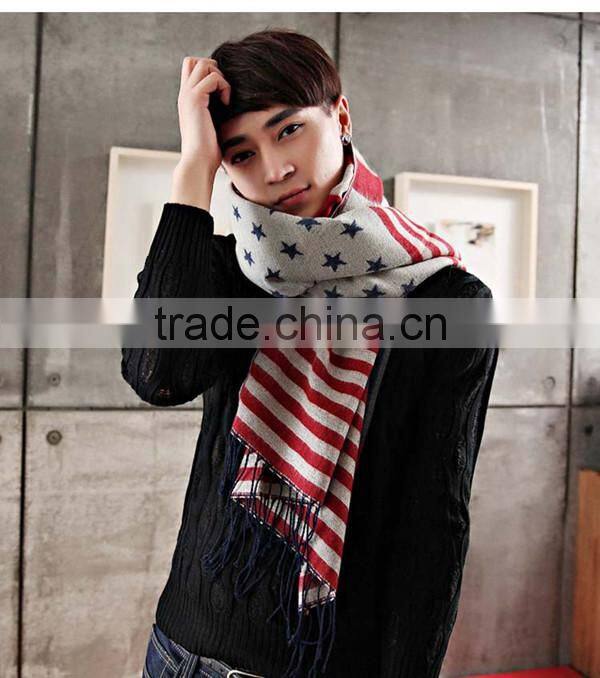 1 pc spandex material Couple design American flag fashion scarf,latest scarf design,shawl