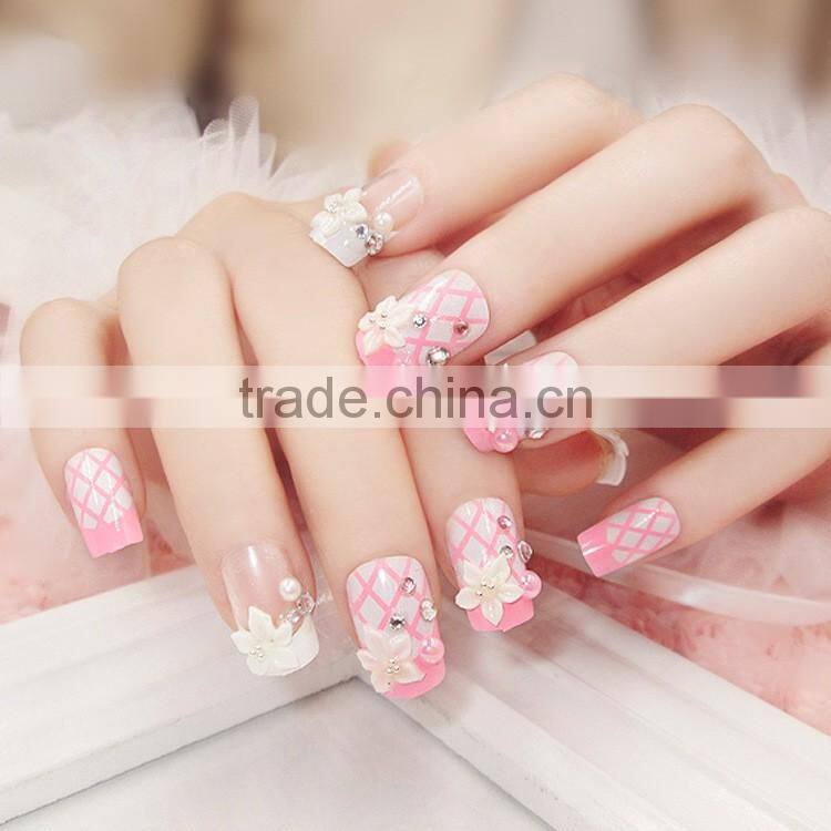Wholesale 24PCS/Pack Korea Style Full Cover False Nails