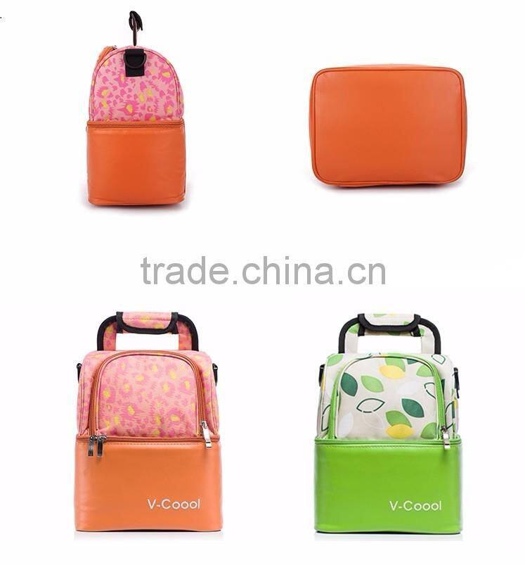 bottle cooler bag/cooler bag manufacturer/breast milk cooler bag